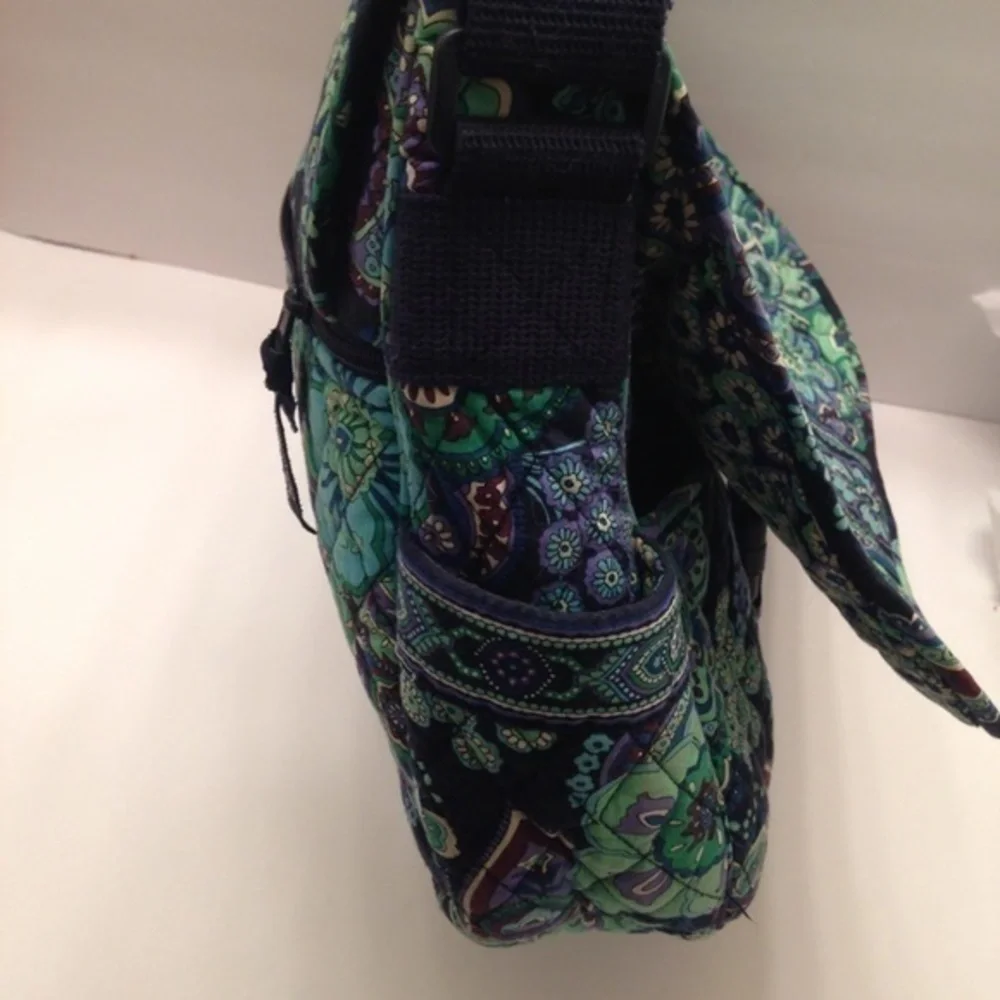VERA BRADLEY floral book computer diaper bag